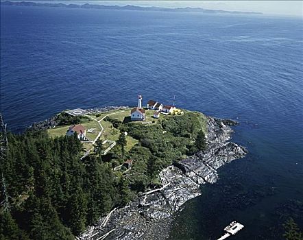 灯塔,温哥华岛,不列颠哥伦比亚省,加拿大
