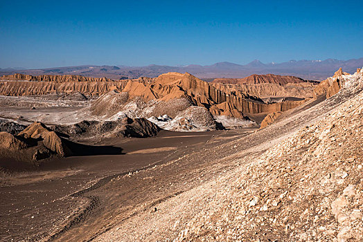 怪诞,岩石构造,山脉,阿塔卡马沙漠,区域,安托法加斯塔,智利,南美