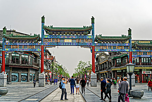 北京前门大街步行街
