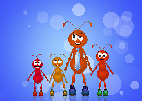 蚂蚁家族的成员图片