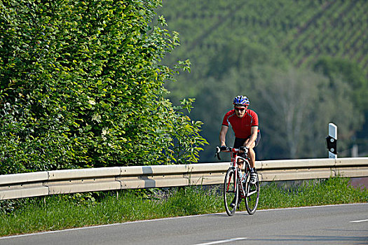 骑车,骑,碳,公路自行车赛,巴登符腾堡,德国,欧洲