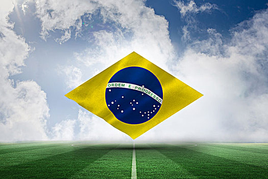 电脑合成,巴西,国旗