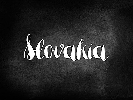 斯洛伐克,书写,黑板