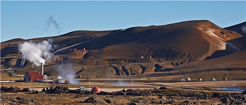 地热发电站,冰岛