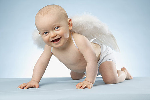 婴儿,衣服,天使