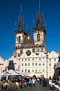泰恩教堂,旧城广场,布拉格