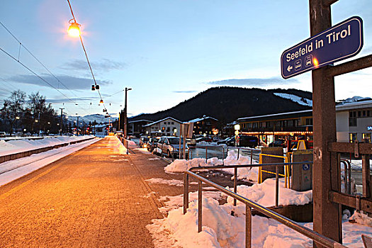 奥地利seefeld火车站