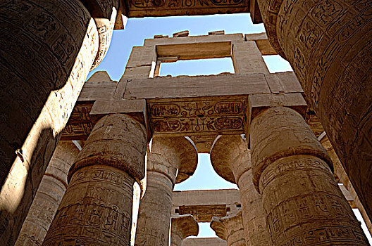 埃及,路克索神庙,卡尔纳克神庙,多柱厅
