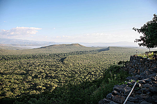 区域,奥莫,局部,南方,埃塞俄比亚,国家公园,湖
