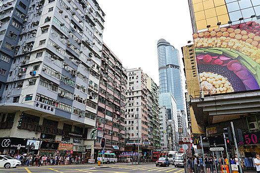 香港旺角风貌