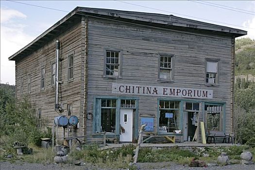 纪念品店,乡村,阿拉斯加,美国