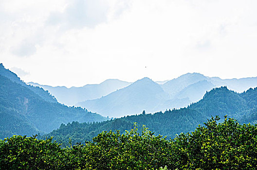 桂林山景秋色