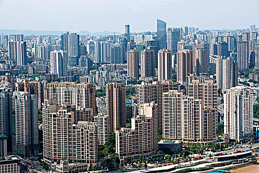 重庆市渝中江北南岸三区商圈群楼
