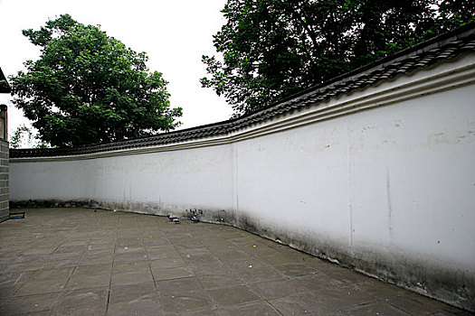 和平将军,张治中抗战时期在重庆的旧居三圣宫围墙