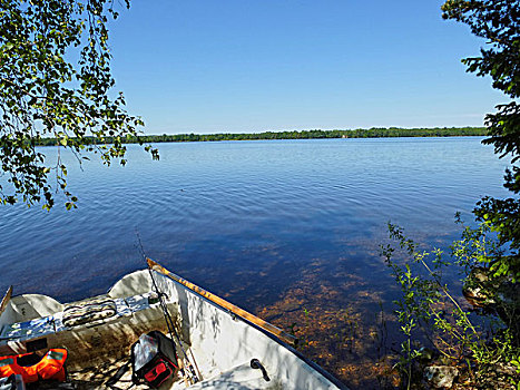 渔船,湖,瑞典