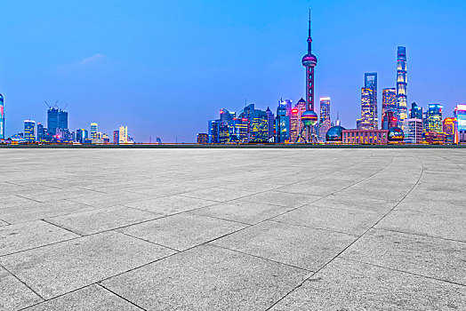 地砖地面和上海建筑