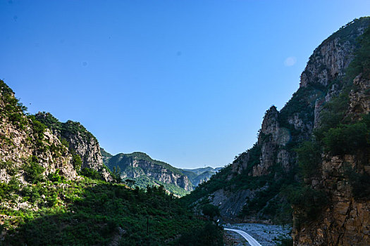 河南林州,太行山区自然风光