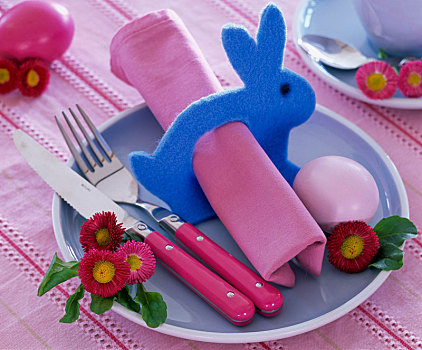 兔子,餐巾环