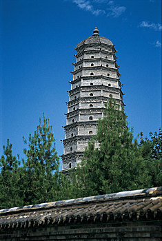 西安法门寺塔