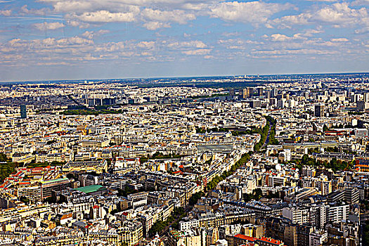 法国巴黎城市景观