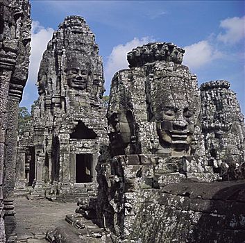 巴雍寺,吴哥窟,柬埔寨