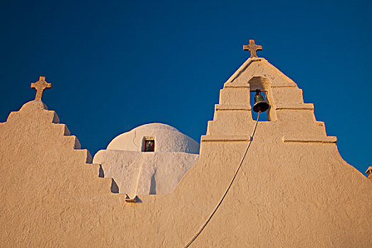希腊,米克诺斯岛,教堂