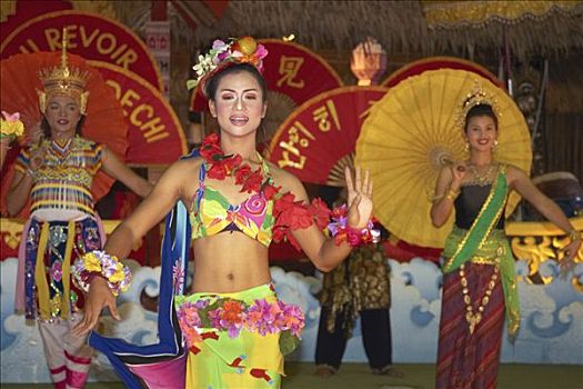 普吉岛,泰国人,文化,乡村,舞者
