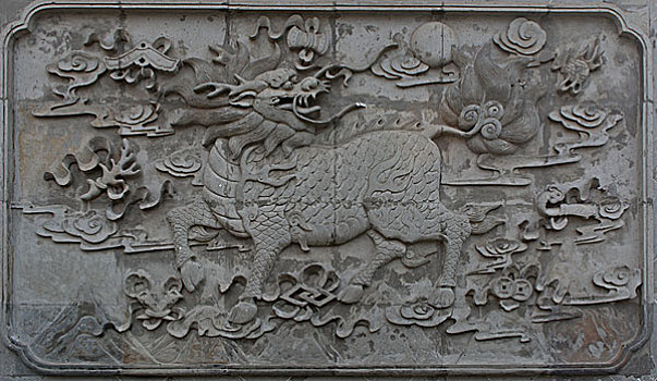 中国古典砖刻浮雕