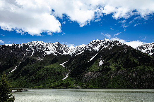 西藏然乌湖美景