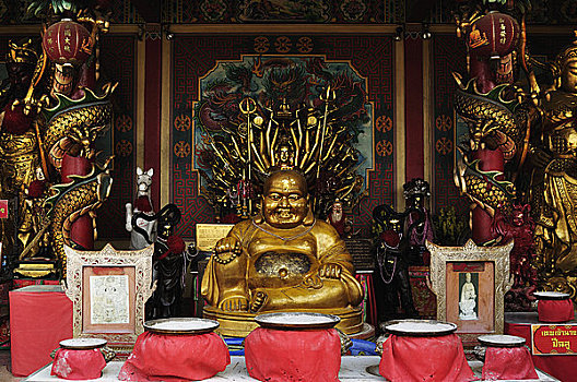 佛像,寺院,大城府,泰国