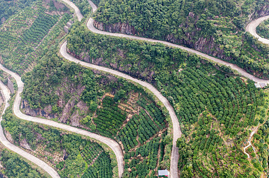 盘山公路航拍