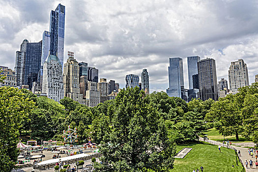 高层建筑,建筑,中央公园,纽约