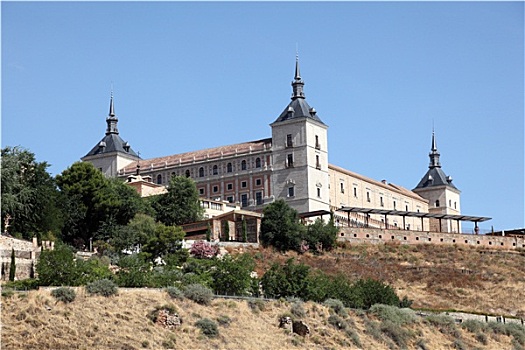 城堡,托莱多,卡斯蒂利亚,拉曼查,西班牙