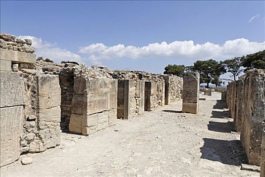宫殿,遗址,弥诺斯文明,时期,克里特岛,希腊,欧洲