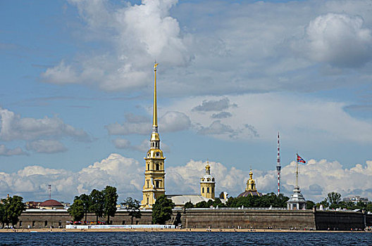 要塞,大教堂,圣彼得堡,俄罗斯,欧洲