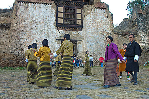 传统舞蹈,不丹,十一月,2007年