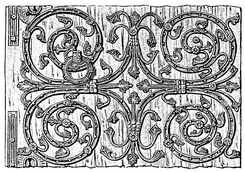 门,器具,13世纪