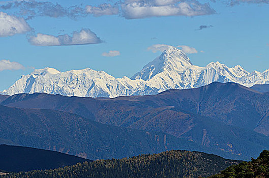 贡嘎雪山