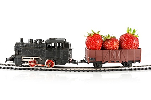 列车,草莓
