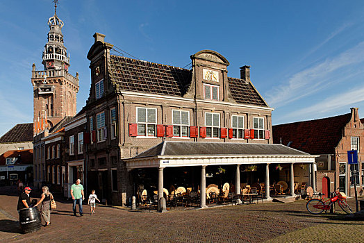 步行街,风景,北荷兰省,荷兰