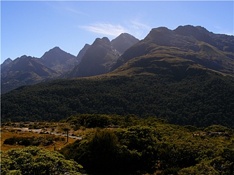 路,米尔福德峡湾