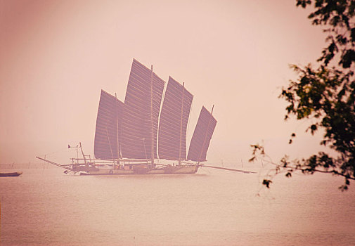 洪泽湖帆船