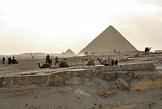 金字塔,吉萨金字塔,开罗,埃及,非洲
