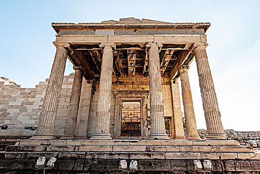 伊瑞克提翁神庙,古希腊,庙宇,北方,雅典卫城,雅典,希腊