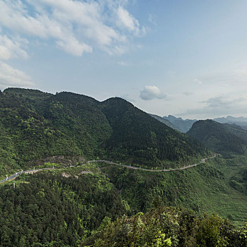 重庆万盛黑山谷美丽山乡风光