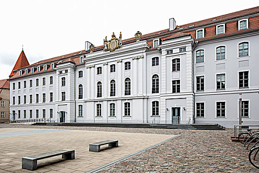 建筑,大学,汉萨同盟城市,梅克伦堡前波莫瑞州,德国,欧洲