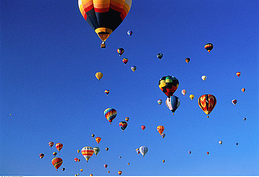 热气球节,新墨西哥,美国