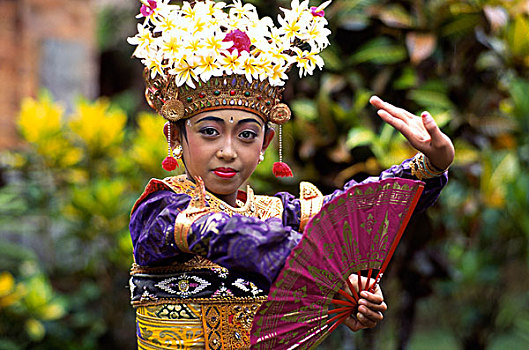 雷贡舞,巴厘岛,印度尼西亚