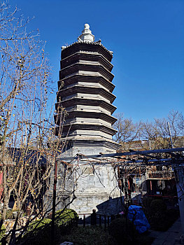 北京砖塔胡同万松老人塔