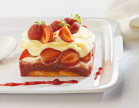 草莓,奶油蛋糕